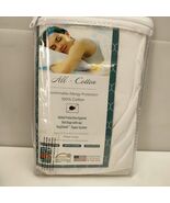 All-Cotton 21" X 31" Pillow Cover Case 100% Allergy Bugshield Protection Cotton - $11.47