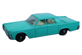 1964 Lesney Matchbox Lincoln Continental Teal Opening Trunk No. 31 Diecast - £8.14 GBP