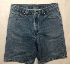 Levi&#39;s 550 Jean Shorts Relaxed Fit Medium Wash Denim Jorts Men&#39;s Size 34 - $29.39