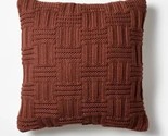 Threshold 24&quot; x 24&quot; Toss Pillow Weave Knit Designed w/ Studio McGee Brow... - $29.50