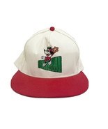 Vintage 1990s Mickey Mouse 400 Feet Baseball Snapback Hat Roman Made in USA - $34.28 CAD