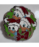 Disney Disneyland Resort Holiday Wreath Hotel Huey Dewey and Louie Pin - $20.69 CAD