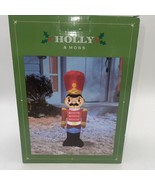 Nutcracker Inflatable 3.5 Feet Tall  Holly &amp; Moss New In The Box - £20.05 GBP