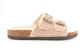 White Mountain Faux Fur Lined Taupe Women&#39;s Sandals Size US 7.5 M ($) - £63.50 GBP