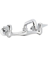 Central Brass 0047-UA Two Handle Wallmount Kitchen Faucet in Chrome - $89.04