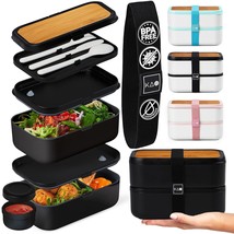 Leakproof Xl Premium Bento Box Adult Lunch Box | 68 Oz Large Size Bento ... - $36.99