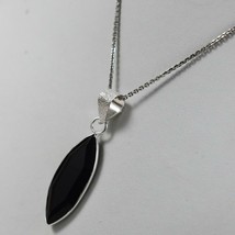 925 Sterling Silver Black Onyx Gemstone Handmade Pendant Women Her Gift PS-2232 - £23.60 GBP