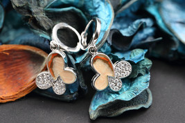 Navia Jewelry Butterfly Wings Delias anjae Silver Earrings NE-37F - £66.60 GBP