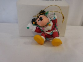 Disney Christmas Magic Mickey Mouse With Lights Ornament Grolier DCO 001905 - $14.87