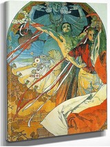 Framed canvas art print giclee 8Th Sokol Festival 1912 By Alphonse Mucha - £31.27 GBP+