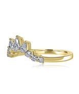 0.60 TCW Diamond Guard Enhancer Lab Grown Wedding Band 14k Yellow Gold - $713.01 CAD
