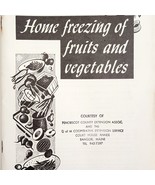 1972 Home Freezing of Fruits &amp; Vegetables Maine Orono Booklet Sustainabi... - $34.03 CAD