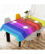 Rainbow #2 Table Cloth Tablecloth Table Cover - £18.04 GBP