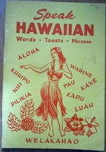 Vintage Speak Hawaiian Words Toasts Phrases Welakahao Booklet 1960s - $15.99