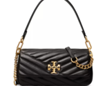 Tory Burch Kira Small Chevron Leather Shoulder Bag Crossbody ~NWT~ Black - $371.25