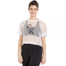 [NEW] Women&#39;s PSK Collective Shirt Size LARGE Mesh Logo Tee Crop See Thr... - £30.01 GBP