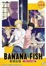 DVD Anime Banana Fish (Volume 1-24 End) English Subtitle &amp; All Region - £55.05 GBP