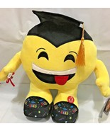 Emoji Graduation Plush BLACK Hat 13.5 inch MUSIC &amp; Light Up GRAD IDOL 2018 - $35.58 CAD