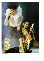 Michael Jackson teen magazine pinup clipping gold knee brace Rockline Bop - £2.75 GBP