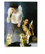 Michael Jackson teen magazine pinup clipping gold knee brace Rockline Bop - £2.75 GBP