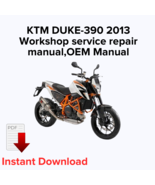 KTM DUKE-390 2013 Workshop service repair manual,OEM Manual,Factory repa... - $27.36 CAD