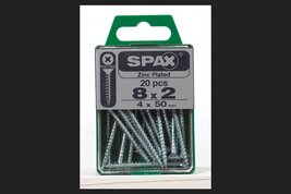 Spax Multi-Material Screw 2 &quot; Zinc Phillips/Square Multiple Material Thr... - $30.80 CAD