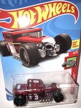2019 Hot Wheels #117 HW Game Over 4/5 BONE SHAKER Dark Red w/Black St8 S... - $7.46 CAD