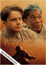 The Shawshank Redemption Movie Poster 16.5&quot;x11.8&quot; Kraft Paper (Robbins, ... - £7.98 GBP