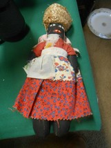 Great Collectible Vintage Cloth Doll..&quot;Islander&quot; Woman...8.25&quot; Free Postgage Usa - £13.69 GBP