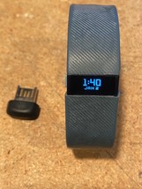 Fitbit Charge HR Blue Small Band *Pre Owned/Works* No Charger (DTA) - £12.78 GBP