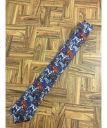 Class Club Men&#39;s Tie 100% Imported Silk Dogs Patterned Motif Multi-Color - £5.03 GBP