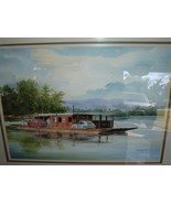 Watercolor signed by Joseph Keene 1985 30&quot; x 24&quot; - $11,412.11 MXN