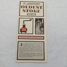 St. Augustines Oldest Store Museum Florida Travel Brochure - $9.90