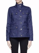 J Crew The Downtown Urility Style Jacket Sz XXS Cotton Navy Blue Style 19034 - £35.74 GBP