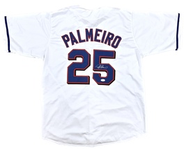 Rafael Palmeiro Autographed Signed Custom Jersey Jsa Certified Authentic Rangers - $99.99
