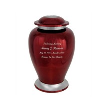 Red Mirror Pewter Urn - $115.95