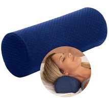 Carex Memory Foam Cervical Neck Pillow, Round - Contoured Design to Supp... - $44.05 CAD