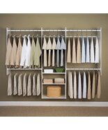Easy Track, White RB1460 4-to-8-Foot Deluxe Tower Closet - $356.57 CAD