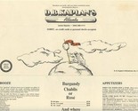 D B KAPLAN&#39;S Delicatessen Menu Lenox Square Atlanta Georgia 1978 - $47.52