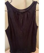 Banana Republic Womens Navy Blue Sleveless Shirt Size Small - $3.99