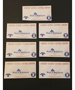7 Vintage United States Savings Bond Envelopes Bank of Homewood, ILL. - $25.00
