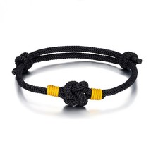 Handmade Braid Couple Bracelets Tibetan Chinese Knot Red String Bracelet... - $10.80