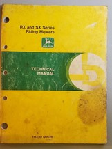 John Deere RX and SX Series Riding Mower Technical Manual  1988 - £14.92 GBP