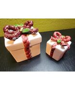 Old World Santa Collection by FITZ &amp; FLOYD Set of 2 Square Trinket Boxes... - $771.03 MXN