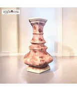 Multilayer Pink Vase Ceramica D&#39;este Numbered And Shaded Collectible Fur... - $28.37