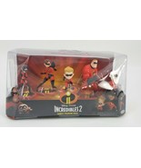DISNEP PIXAR INCREDIBLES 2 FAMILY FIGURINE PACK 5 PCS INCREDIBLE PEOPLE ... - $8.90