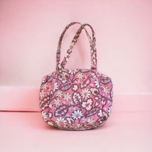 Vera Bradley Glenna Handbag Blush Pink Quilted Shoulder Hobo Bag Purse F... - £38.89 GBP