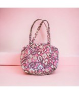 Vera Bradley Glenna Handbag Blush Pink Quilted Shoulder Hobo Bag Purse Floral - $49.45