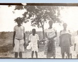 RPPC African American Family Rural Scene UNP 1910s AZO Postcard N5 - £41.91 GBP