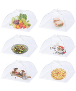 6 Pack Mesh Food Covers,17&quot;Lx17&quot;W Large Food Cover,White Nylon Covers,Po... - $245.49 MXN